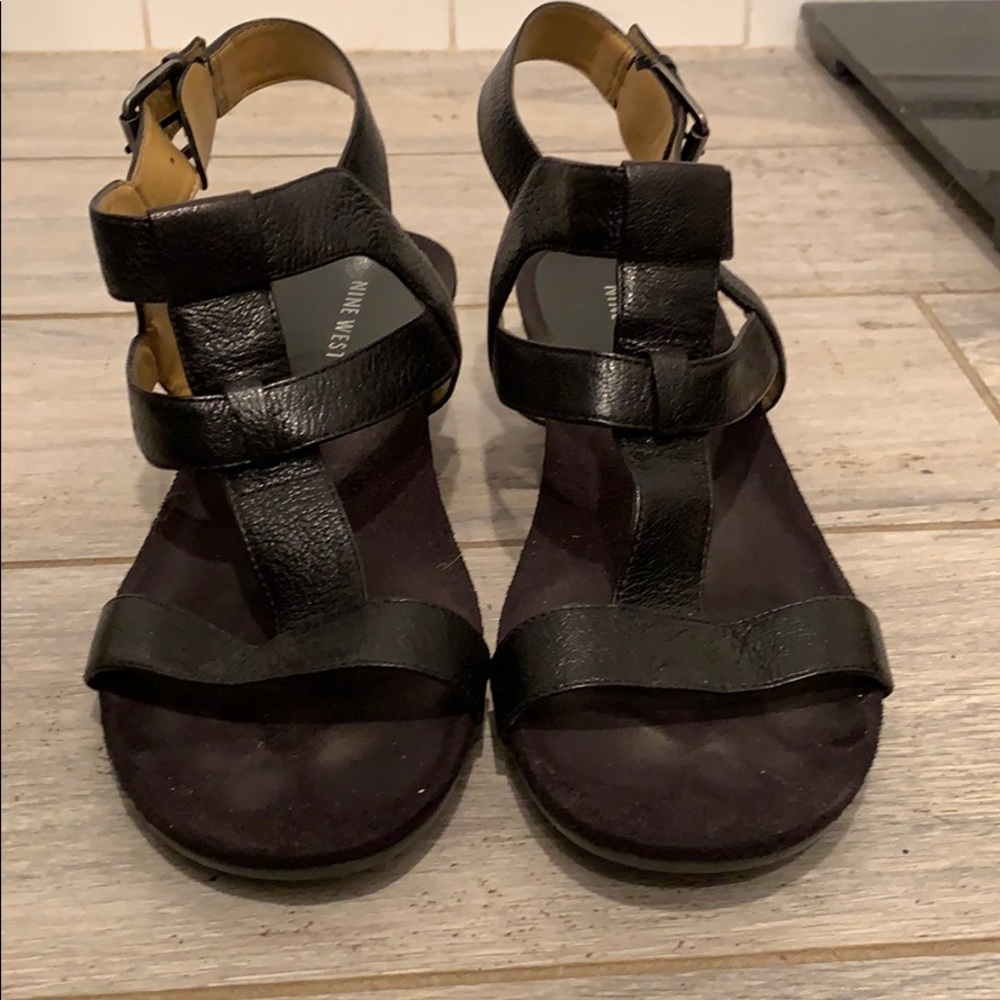 Nine West  black strappy sandal